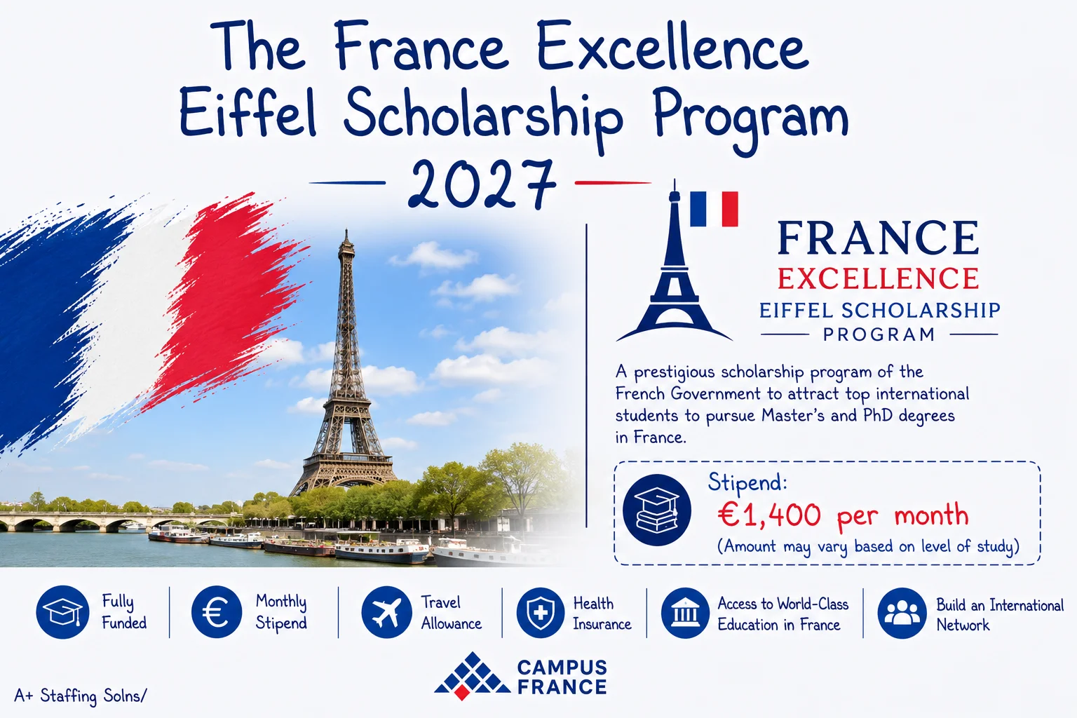The France Excellence Eiffel Scholarship Program 2027