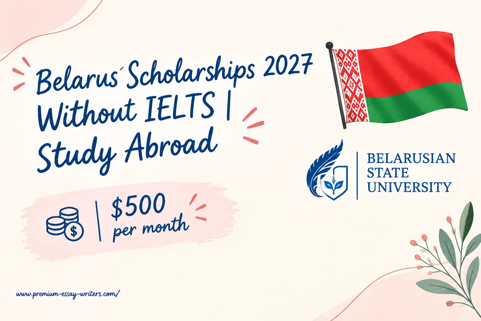 Belarus Scholarships 2027 Without IELTS | Study Abroad