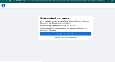 How Can I Recover My Facebook Account That Has Been Permanently Disabled?