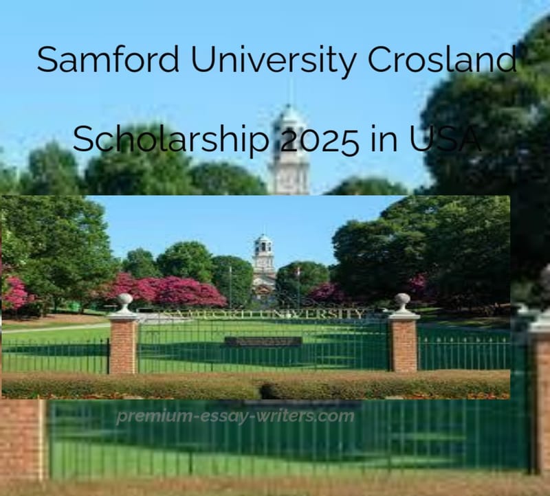 Samford University Crosland Scholarship 2025 In USA
