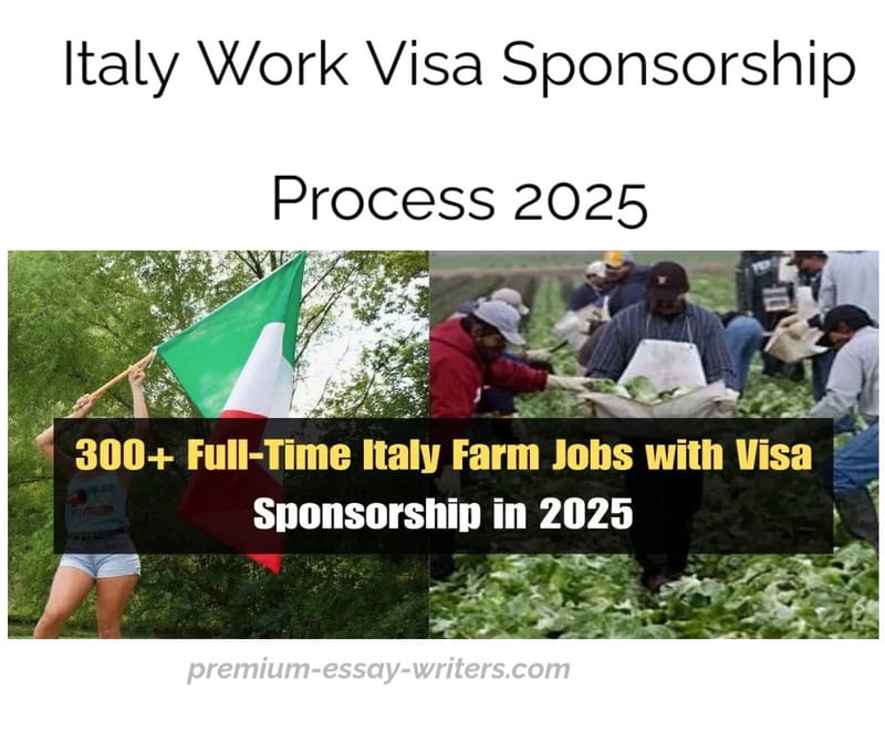 Italy Work Visa Process 2025