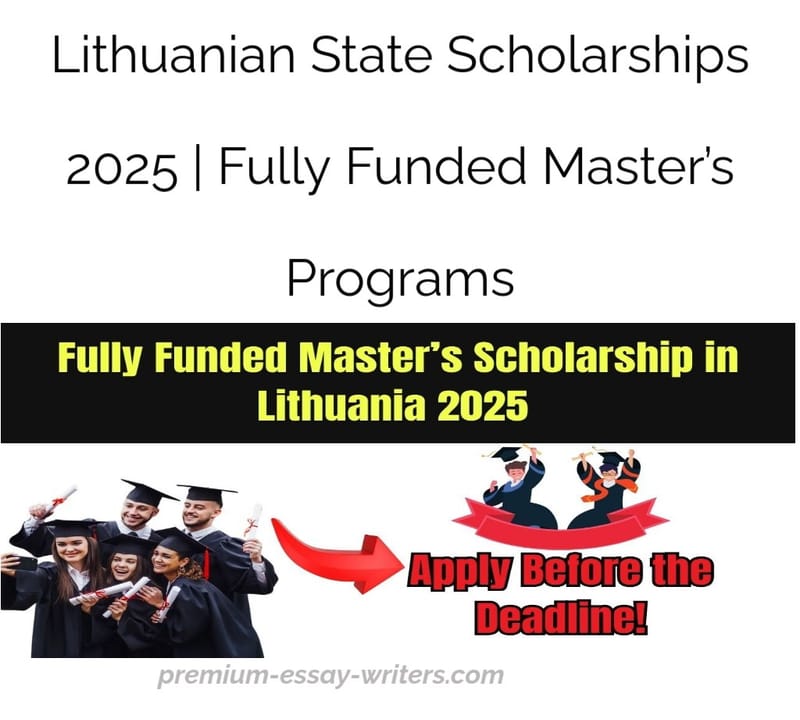Lithuanian State Scholarships 2025 | Fully Funded Master’s Programs