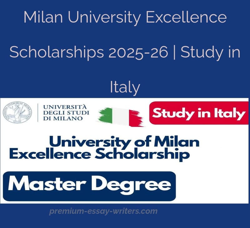 Milan University Excellence Scholarships 2025-26 | Study in Italy