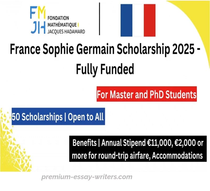 Sophie Germain Scholarship 2025/26 | Fully Funded France