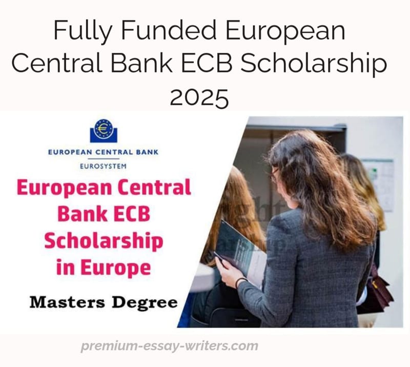 Fully Funded European Central Bank ECB Scholarship 2025