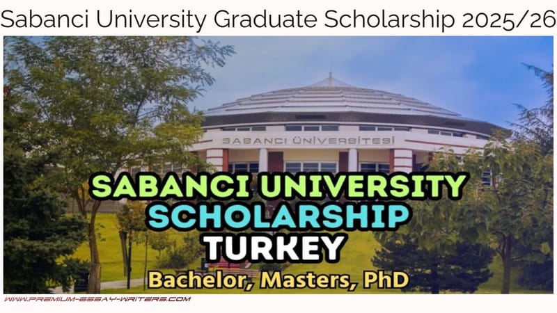 Sabanci University Graduate Scholarship 2025/26