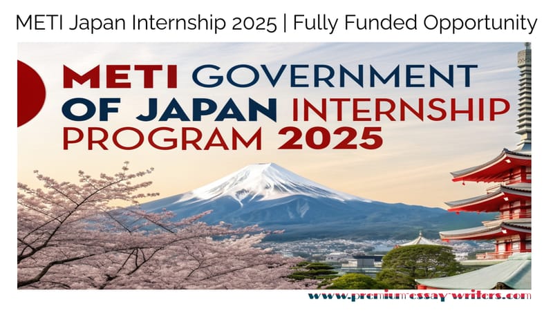 METI Japan Internship 2025 | Fully Funded Opportunity