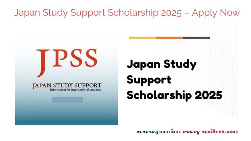 Japan Study Support Scholarship 2025 – Apply Now