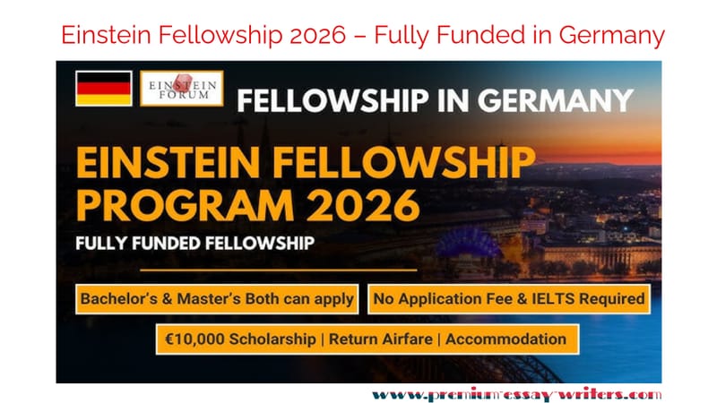 Einstein Fellowship 2026 – Fully Funded in Germany
