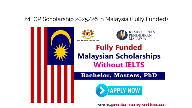 MTCP Scholarship 2025/26 in Malaysia (Fully Funded)