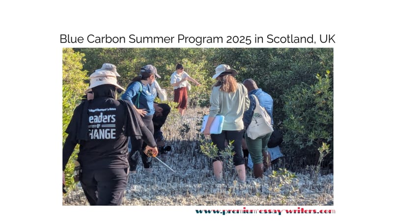 Blue Carbon Summer Program 2025 in Scotland, UK