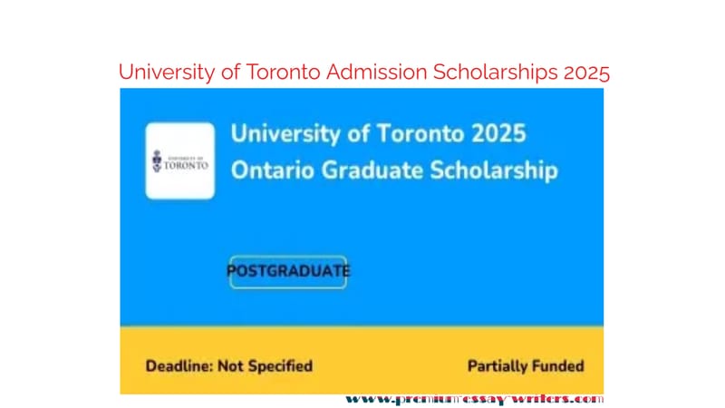 University of Toronto Admission Scholarships 2025