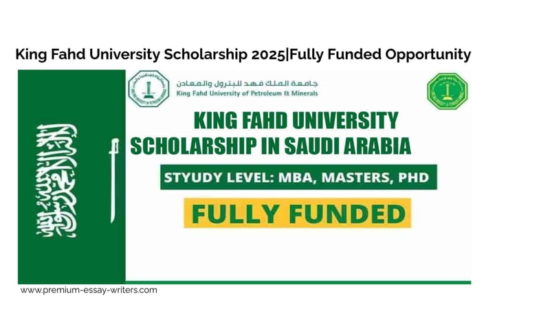 King Fahd University Scholarship 2025|Fully Funded Opportunity