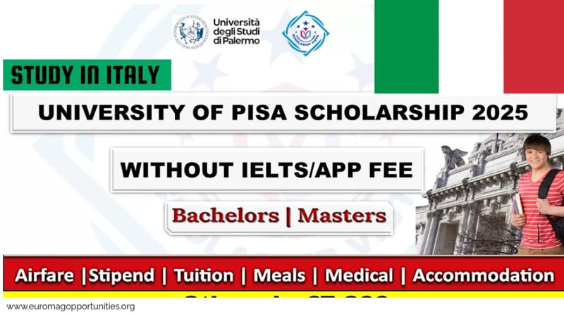 Pisa DSU Scholarships 2025 | Study Free in Italy