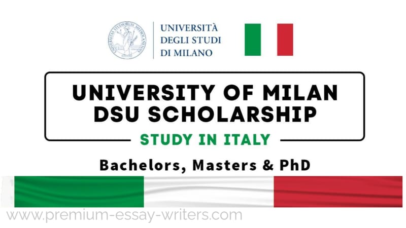 The University of Milan DSU Scholarship 2025/26 – APPLY NOW
