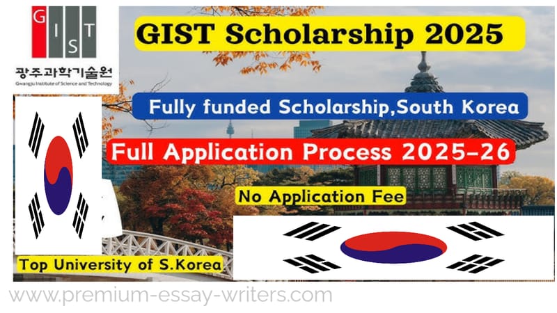 GIST International Scholarships 2025 in South Korea