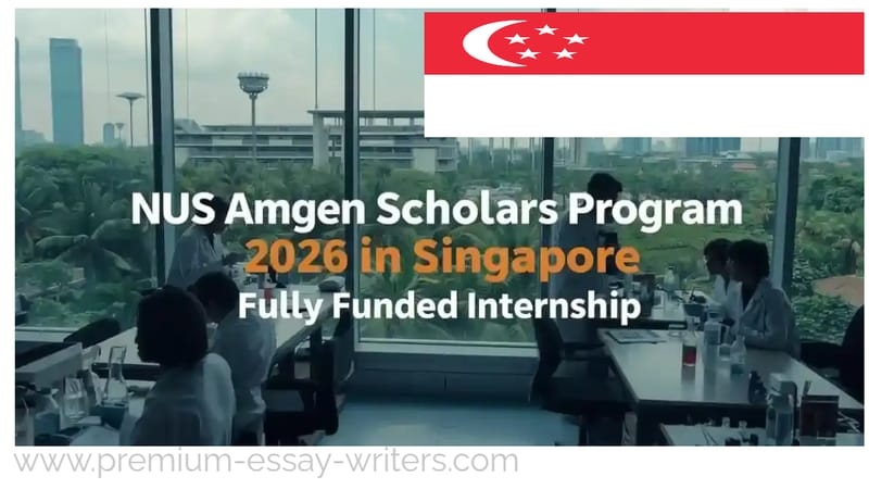 NUS Amgen Scholars Program 2026 | Fully Funded Internship