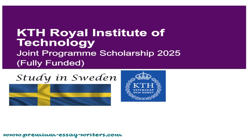 KTH Scholarship 2025/26 in Sweden | Fully Funded