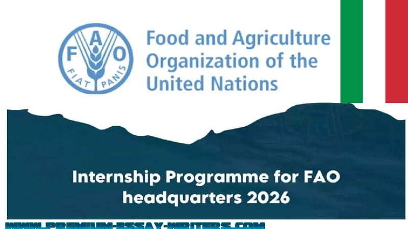 Call for Expression of Interest – Internship Programme for FAO headquarters (HQ)