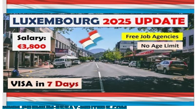 Luxembourg Work Visa Process 2025/26