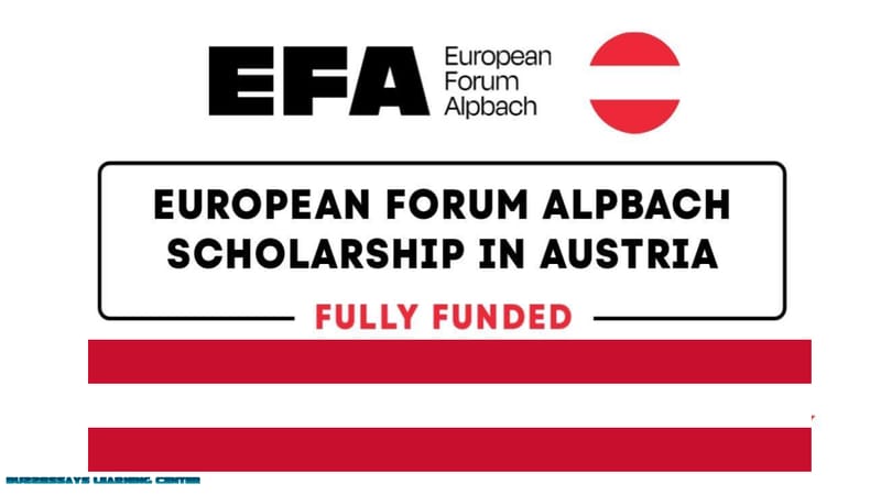 European Forum Alpbach Scholarship 2026 in Austria | Fully Funded