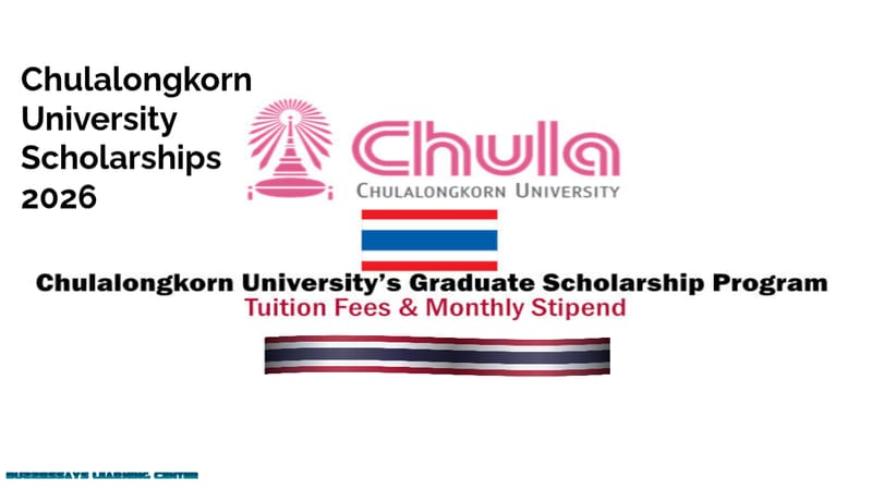 Chulalongkorn University Scholarships 2026