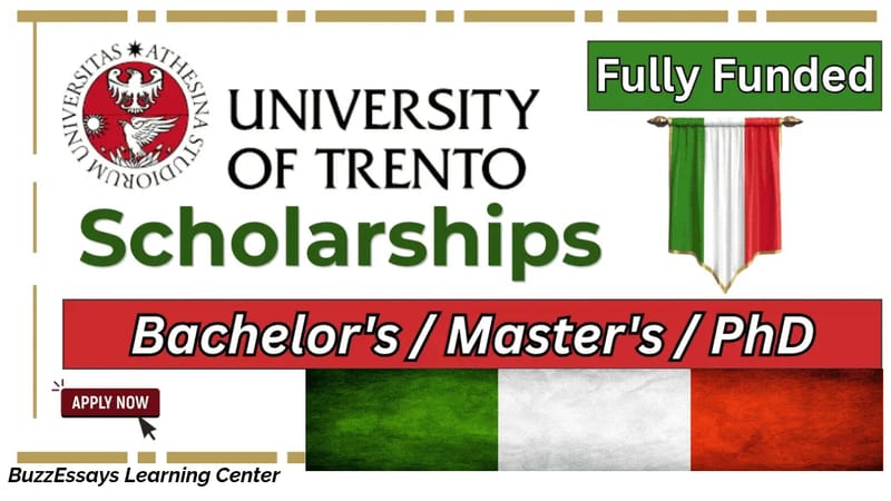University of Trento Scholarships 2026 ( Fully Funded)