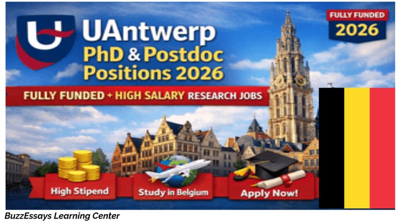 28 Fully Funded PhD & Postdoc Jobs at Antwerp 2026