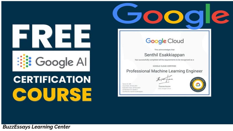 Google Artificial Intelligence (AI) Courses With Certificates