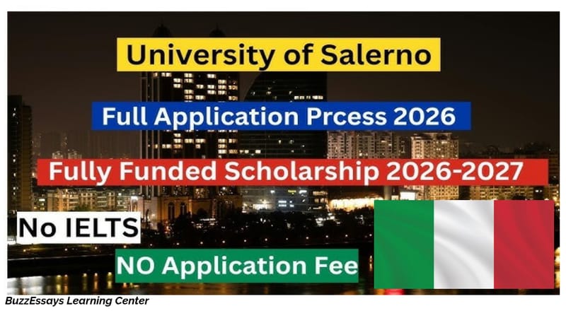Salerno University Master’s Scholarships 2026 ( Fully Funded)