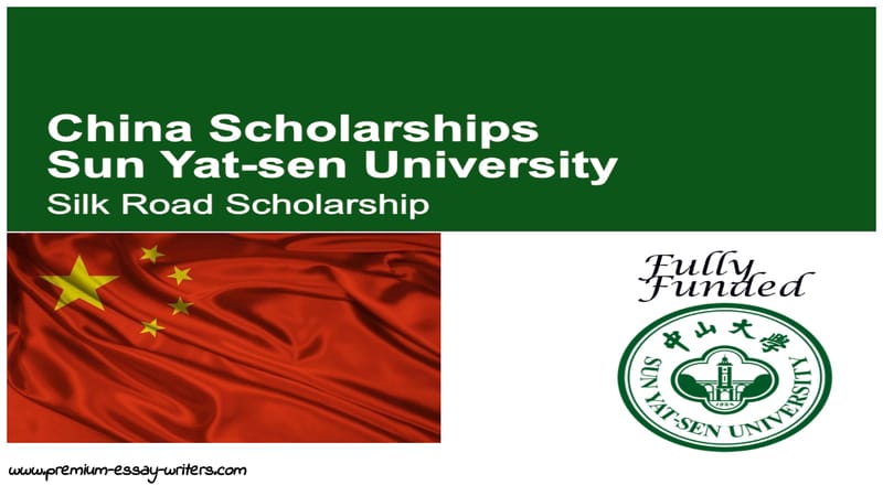 Sun Yat-sen University Silk Road Scholarship 2027