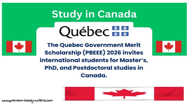 Quebec Merit Scholarship 2026 Canada (Fully Funded)