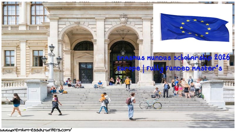 Erasmus Mundus Scholarship 2026 Europe | Fully Funded Master's