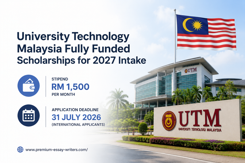 University Technology Malaysia Scholarships 2027 | Fully Funded