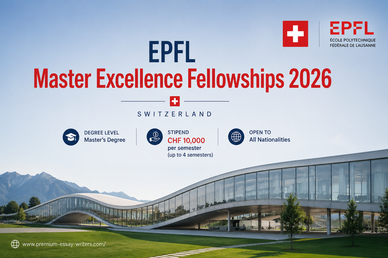 EPFL Master Excellence Fellowships 2026 in Switzerland | Fully Funded