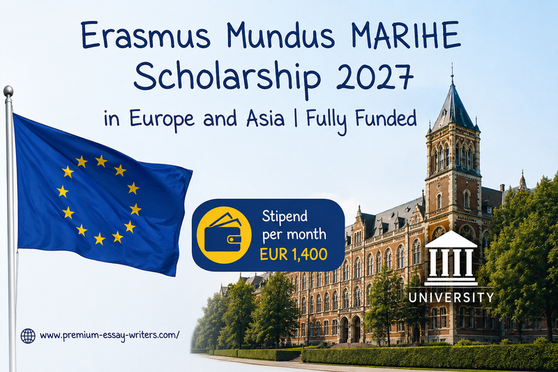 Erasmus Mundus MARIHE Scholarship 2027 in Europe and Asia | Fully Funded Master's Programme