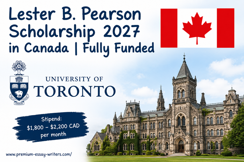 Lester B. Pearson Scholarship 2027 in Canada | Fully Funded