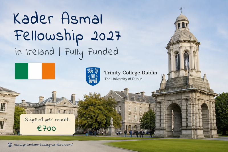 Kader Asmal Fellowship 2027 in Ireland | Fully Funded Master's Scholarship
