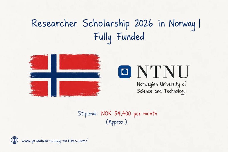 Researcher Scholarship 2026 in Norway | Fully Funded at NTNU