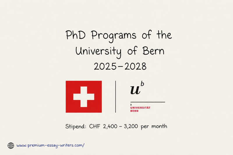 University of Bern PhD Programs 2025–2028 in Switzerland | Fully Funded Opportunities for International Students