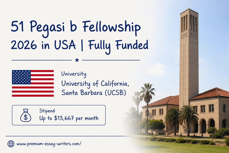 51 Pegasi b Fellowship 2026 in USA | Fully Funded Postdoctoral Program