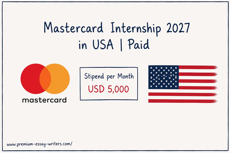 Mastercard Internship 2027 in USA | Paid Internship for Students