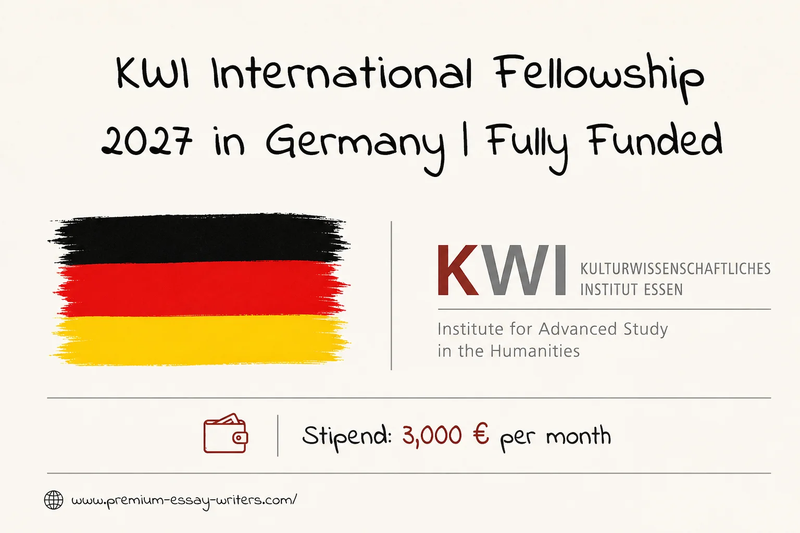 KWI International Fellowship 2027 in Germany | Fully Funded