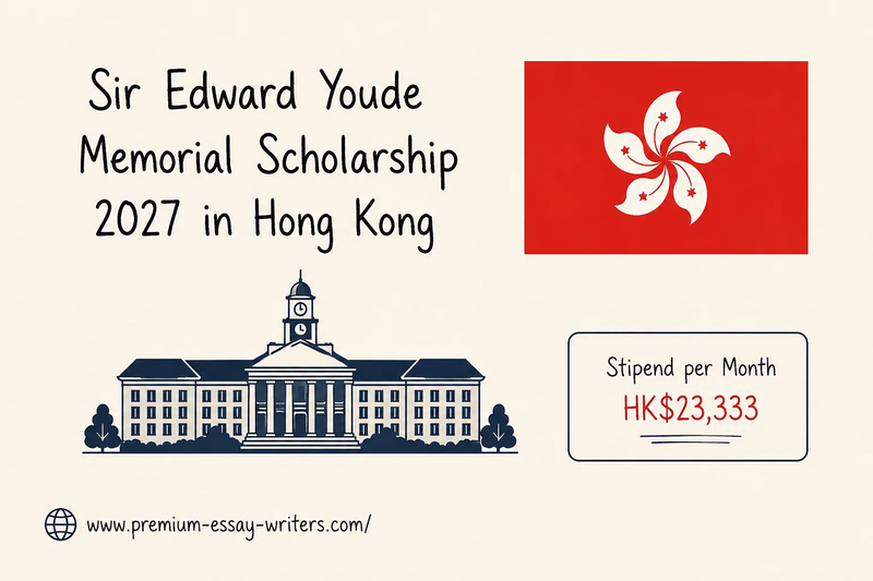 Sir Edward Youde Memorial Scholarship 2027 in Hong Kong | Funded