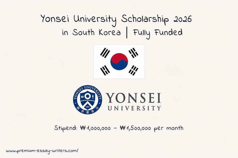 Yonsei University Scholarship 2026 in South Korea | Apply Now