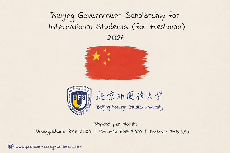 Beijing Government Scholarship for International Students 2026 at Beijing Foreign Studies University | Fully Funded
