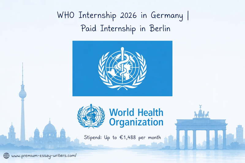WHO Internship 2026 in Germany | Paid Internship in Berlin