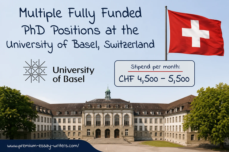 Fully Funded PhD Positions at the University of Basel, Switzerland (2026) – Apply Now