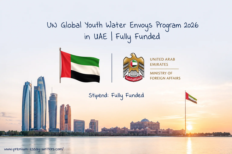UN Global Youth Water Envoys Program 2026 in UAE | Fully Funded Opportunity