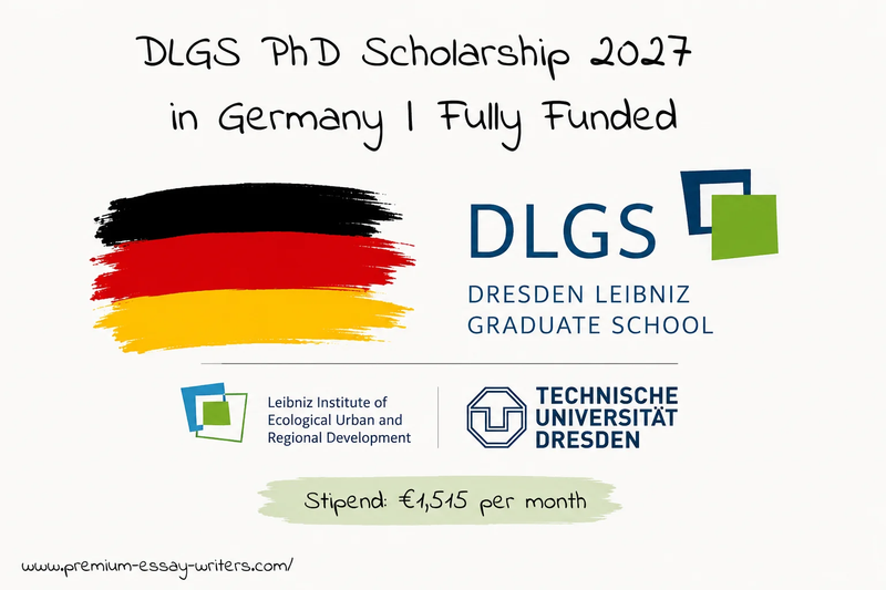 DLGS PhD Scholarship 2027 in Germany | Fully Funded